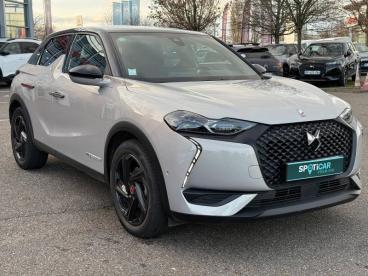 DS CERTIFIED Ds Ds 3 Crossback E-tense Performance Line + occasion certifiée - Citadine Electrique Cristal Pearl (m) - Toit Noir Perla Nera - Hoenheim - 3578185_3