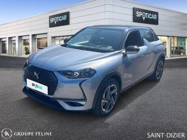 DS CERTIFIED Ds Ds 3 Crossback Puretech 155ch Grand Chic Automatique 119g occasion certifiée - Citadine Essence Gris Artense (m) - Toit Noir Onyx - St Dizier - 3583585_1