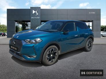 DS CERTIFIED Ds Ds 3 Crossback E-tense So Chic occasion certifiée - Citadine Electrique Bleu Atlantide - Valence - 3588416_1