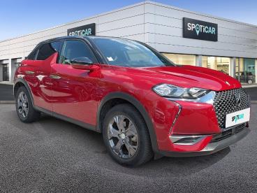 DS CERTIFIED Ds Ds 3 Crossback E-tense Chic occasion certifiée - Citadine Electrique Rouge Rubi (m) - Toit Noir Perla Nera - Valenciennes - 3591992_3