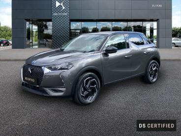 DS CERTIFIED Ds Ds 3 Crossback Puretech 100ch Performance Line occasion certifiée - Citadine Essence Gris Platinium (m) - Moulins - 3593632_1