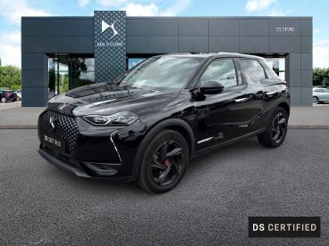 DS CERTIFIED Ds Ds 3 Crossback Bluehdi 100ch Performance Line + occasion certifiée - Citadine Diesel Ktv Noir Perla Nera - Libourne - 3595375_1