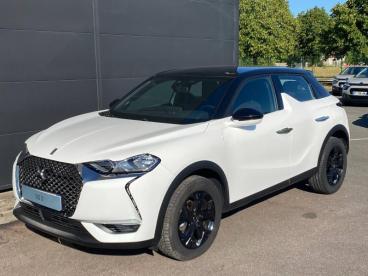 DS CERTIFIED Ds Ds 3 Crossback Bluehdi 100ch Chic 97g occasion certifiée - Citadine Diesel Blanc Perle Nacré - Toit Noir Perla N. - Blois - 3605530_2