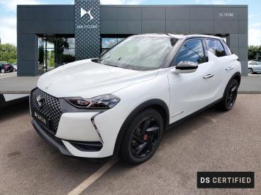 DS CERTIFIED Ds Ds 3 Crossback E-tense Performance Line + occasion certifiée - Citadine Electrique Blanc Perle Nacré - Toit Noir Perla N. - Metz - 3616698_1