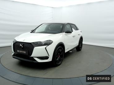 DS CERTIFIED Ds Ds 3 Crossback E-tense Performance Line 4cv occasion certifiée - Citadine Electrique Blanc Perle Nacré - Toit Noir Perla N. - Chambery - 3617458_1