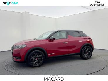 SPOTICAR Ds Ds 3 Crossback Puretech 130ch Performance Line Automatique 7cv Occasion - Citadine Essence Rouge Rubi (m) - Toit Noir Perla Nera - Montauban - 1203619400_2