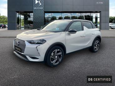 DS CERTIFIED Ds Ds 3 Crossback E-tense Grand Chic 4cv occasion certifiée - Citadine Electrique Cristal Pearl (m) - Toit Noir Perla Nera - Saint Martin Des Champs - 3623189_1