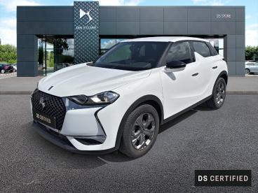 DS CERTIFIED Ds Ds 3 Crossback Puretech 100ch Chic occasion certifiée - Citadine Essence Blanc Banquise (o) - Trelissac - 3625335_1