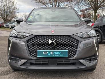 DS CERTIFIED Ds Ds 3 Crossback Bluehdi 100ch Performance Line occasion certifiée - Citadine Diesel Gris Platinium - Toit Noir Perla Nera - Hoenheim - 3626925_2