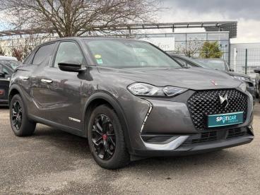 DS CERTIFIED Ds Ds 3 Crossback Bluehdi 100ch Performance Line occasion certifiée - Citadine Diesel Gris Platinium - Toit Noir Perla Nera - Hoenheim - 3626925_3