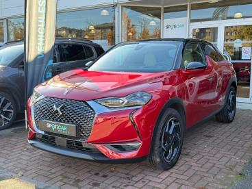 DS CERTIFIED Ds Ds 3 Crossback Puretech 130ch Performance Line Automatique occasion certifiée - Citadine Essence Rouge Rubi (m) - Toit Noir Onyx - Hoenheim - 3626927_1
