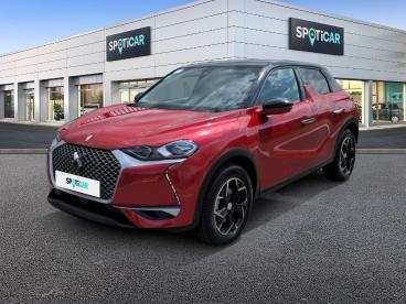 SPOTICAR Ds Ds 3 Crossback E-tense So Chic 4cv Occasion - Citadine Electrique Rouge Rubi (m) - Toit Noir Perla Nera - Reims - 1203629854_1