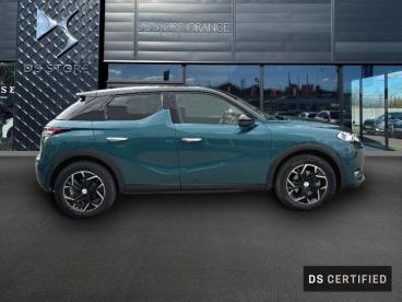 DS CERTIFIED Ds Ds 3 Crossback E-tense Faubourg occasion certifiée - Citadine Electrique Bleu Millenium - Toit Noir Perla Nera - Orange - 3636146_4