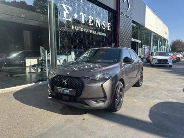 DS CERTIFIED Ds Ds 3 Crossback Puretech 100ch Performance Line + occasion certifiée - Citadine Essence Gris Platinium (m) - Toit Noir Onyx - Vert Saint Denis - 3636181_1