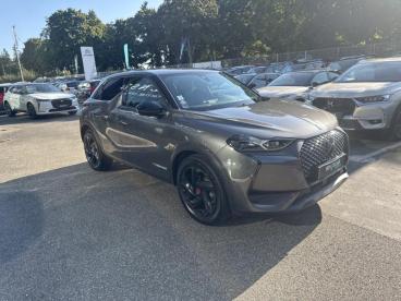 DS CERTIFIED Ds Ds 3 Crossback Puretech 100ch Performance Line + occasion certifiée - Citadine Essence Gris Platinium (m) - Toit Noir Onyx - Vert Saint Denis - 3636181_3