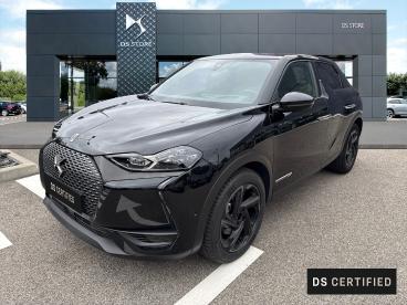 DS CERTIFIED Ds Ds 3 Crossback Puretech 155ch La Premiere Automatique 119g occasion certifiée - Citadine Essence Noir Perla Nera (n) - Eybens - 3637975_1