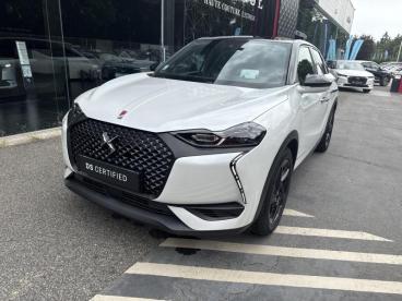 DS CERTIFIED Ds Ds 3 Crossback Puretech 130ch Performance Line + Automatique 7cv occasion certifiée - Citadine Essence Blanc Perle Nacré - Toit Noir Perla N. - Vert Saint Denis - 3637980_1