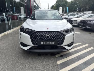 DS CERTIFIED Ds Ds 3 Crossback Puretech 130ch Performance Line + Automatique 7cv occasion certifiée - Citadine Essence Blanc Perle Nacré - Toit Noir Perla N. - Vert Saint Denis - 3637980_2