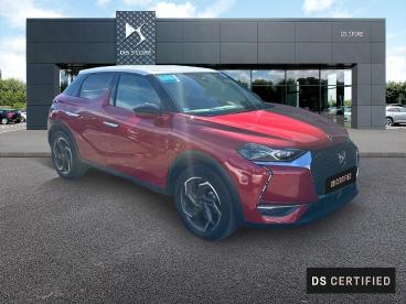 DS CERTIFIED Ds Ds 3 Crossback Puretech 130ch Grand Chic Automatique 7cv occasion certifiée - Citadine Essence Rouge Rubi (m) - Toit Blanc Opale - Chalon Sur Saone - 3643117_3