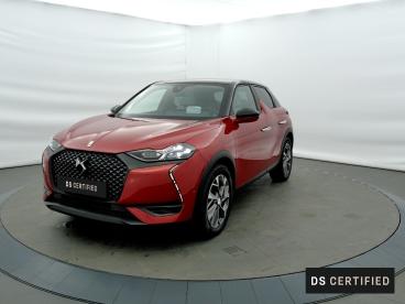 DS CERTIFIED Ds Ds 3 Crossback E-tense Rivoli occasion certifiée - Citadine Electrique Rouge Rubi (m) - Toit Noir Perla Nera - Chambery - 3645722_1