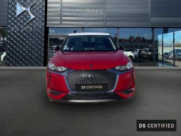 DS CERTIFIED Ds Ds 3 Crossback Puretech 130ch Connected Chic Automatique occasion certifiée - Citadine Essence Rouge Rubi (m) - Toit Blanc Opale - Orange - 3649143_2