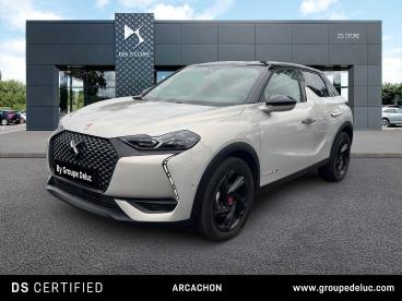 DS CERTIFIED Ds Ds 3 Crossback Puretech 130ch Performance Line + Automatique 7cv occasion certifiée - Citadine Essence Cristal Pearl (m) - Toit Noir Perla Nera - La Teste De Buch - 3657351_1