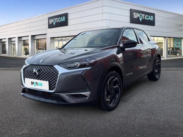 DS CERTIFIED Ds Ds 3 Crossback Puretech 100ch Grand Chic occasion certifiée - Citadine Essence Gris Platinium (m) - Toit Diamond Red - Arles - 3675061_1