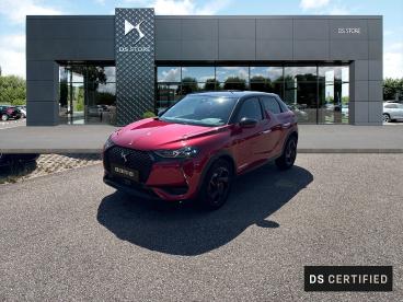 DS CERTIFIED Ds Ds 3 Crossback Puretech 130ch So Chic Automatique 7cv occasion certifiée - Citadine Essence Rouge Rubi (m) - Toit Noir Perla Nera - Lesmenils - 3677705_1