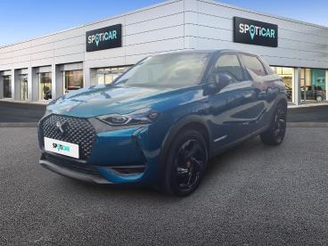 DS CERTIFIED Ds Ds 3 Crossback Puretech 130ch Performance Line + Automatique 109g occasion certifiée - Citadine Essence Bleu Millenium - Toit Noir Perla Nera - Saint Lo - 3690211_1