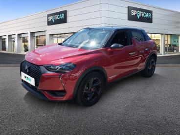 DS CERTIFIED Ds Ds 3 Crossback Bluehdi 100ch Performance Line + 97g occasion certifiée - Citadine Diesel Rouge Rubi (m) - Toit Noir Perla Nera - Le Havre - 3690281_1