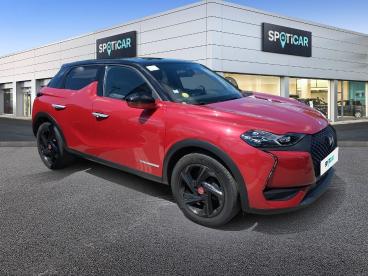DS CERTIFIED Ds Ds 3 Crossback Bluehdi 100ch Performance Line + 97g occasion certifiée - Citadine Diesel Rouge Rubi (m) - Toit Noir Perla Nera - Le Havre - 3690281_3