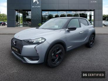 DS CERTIFIED Ds Ds 3 Crossback Puretech 130ch Performance Line + Automatique 7cv occasion certifiée - Citadine Essence Gris Artense (m) - Toit Noir Perla Nera - Le Havre - 3690301_1