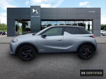 DS CERTIFIED Ds Ds 3 Crossback Puretech 130ch Performance Line + Automatique 7cv occasion certifiée - Citadine Essence Gris Artense (m) - Toit Noir Perla Nera - Le Havre - 3690301_2