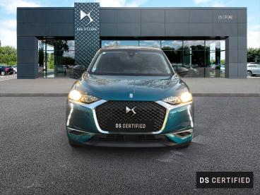 DS CERTIFIED Ds Ds 3 Crossback 3 Crossback Puretech 100 Bvm6 Connected Chic occasion certifiée - Citadine Essence Bleu Clair - Pont Audemer - 3693910_2