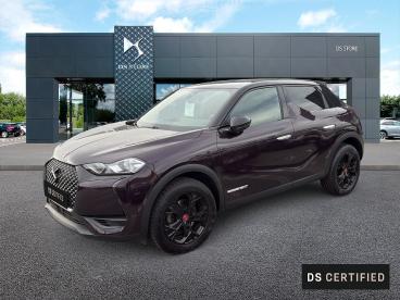 DS CERTIFIED Ds Ds 3 Crossback 3 Crossback Puretech 130 Eat8 Performance Line occasion certifiée - Citadine Essence Rouge Fonce - Dieppe - 3695328_1