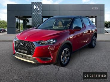 DS CERTIFIED Ds Ds 3 Crossback Puretech 100ch So Chic occasion certifiée - Citadine Essence Rouge Rubi (m) - Toit Diamond Red - Nimes - 3698406_1