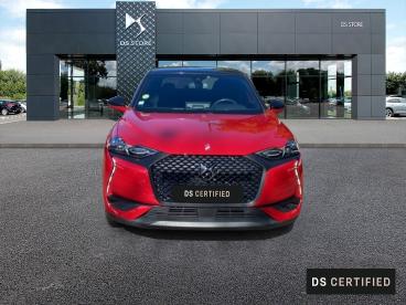 DS CERTIFIED Ds Ds 3 Crossback Bluehdi 100ch Performance Line + occasion certifiée - Citadine Diesel Rouge Rubi (m) - Toit Noir Onyx - Aubagne - 3698407_2