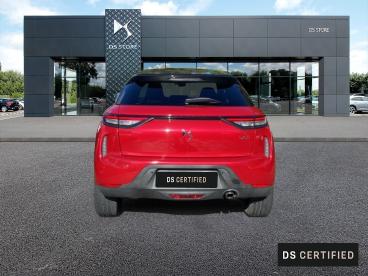 DS CERTIFIED Ds Ds 3 Crossback Bluehdi 100ch Performance Line + occasion certifiée - Citadine Diesel Rouge Rubi (m) - Toit Noir Onyx - Aubagne - 3698407_5