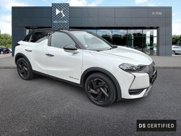 DS CERTIFIED Ds Ds 3 Crossback Puretech 100ch Performance Line + occasion certifiée - Citadine Essence Blanc Perle Nacré (n) - Toit Noir Onyx - St Brieuc - 3702716_3