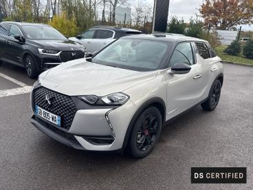 DS CERTIFIED Ds Ds 3 Crossback E-tense Performance Line occasion certifiée - Citadine Electrique Cristal Pearl (m) - Toit Noir Perla Nera - Metz - 3702762_1