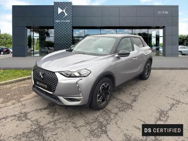 DS CERTIFIED Ds Ds 3 Crossback Puretech 100ch Connected Chic occasion certifiée - Citadine Essence Gris Artense (m) - Metz - 3702764_1