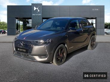 DS CERTIFIED Ds Ds 3 Crossback Bluehdi 100ch Performance Line + occasion certifiée - Citadine Diesel Gris Platinium (m) - Toit Noir Onyx - Aubagne - 3704518_1