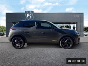 DS CERTIFIED Ds Ds 3 Crossback Bluehdi 100ch Performance Line + occasion certifiée - Citadine Diesel Gris Platinium (m) - Toit Noir Onyx - Aubagne - 3704518_4
