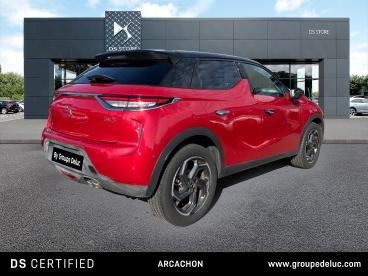DS CERTIFIED Ds Ds 3 Crossback Puretech 130ch Grand Chic Automatique 7cv occasion certifiée - Citadine Essence Rouge Rubi (m) - Toit Noir Perla Nera - La Teste De Buch - 3704523_2