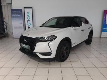 DS CERTIFIED Ds Ds 3 Crossback Puretech 130ch Performance Line + Automatique 7cv occasion certifiée - Citadine Essence Blanc Perle Nacré - Toit Noir Perla N. - Pontoise - 3706165_1