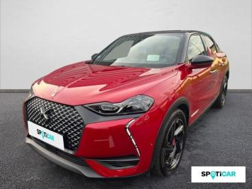 DS CERTIFIED Ds Ds 3 Crossback Puretech 155ch Performance Line + Automatique 114g occasion certifiée - Citadine Essence Rouge Rubi (m) - Toit Noir Onyx - Pontoise - 3706174_1