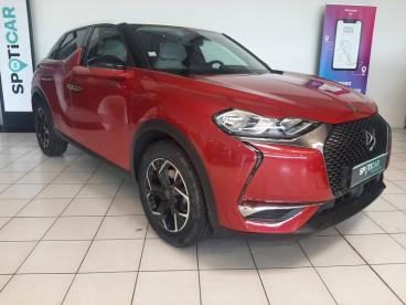 DS CERTIFIED Ds Ds 3 Crossback Puretech 130ch Connected Chic Automatique occasion certifiée - Citadine Essence Rouge Rubi (m) - Toit Blanc Opale - Pontoise - 3706187_3