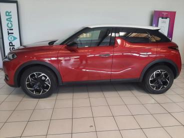 DS CERTIFIED Ds Ds 3 Crossback Puretech 130ch Connected Chic Automatique occasion certifiée - Citadine Essence Rouge Rubi (m) - Toit Blanc Opale - Pontoise - 3706187_4