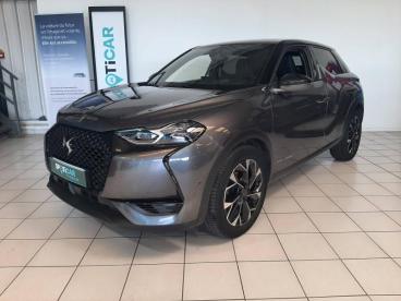 DS CERTIFIED Ds Ds 3 Crossback Puretech 130ch Louvre Automatique 135g occasion certifiée - Citadine Essence Gris Artense (m) - Toit Noir Perla Nera - Pontoise - 3706197_1