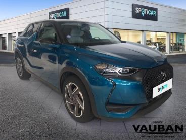 DS CERTIFIED Ds Ds 3 Crossback Puretech 155ch Grand Chic Automatique occasion certifiée - Citadine Essence Bleu Millenium - Toit Noir Perla Nera - Pontoise - 3706202_3